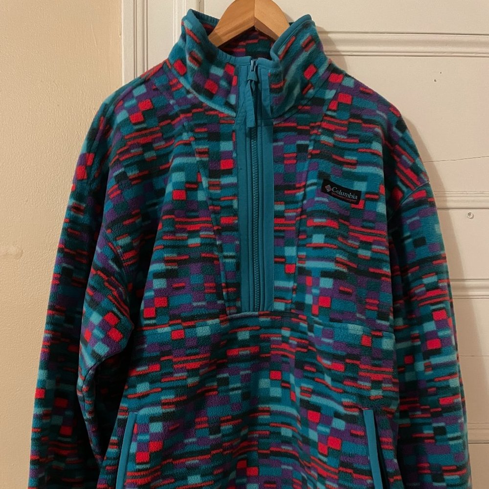 Men's Columbia Half-Zip Printed Fleece
